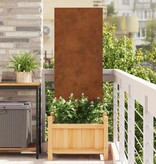 VidaXL Tuin decoratief paneel Roestig 50 x 140 cm Verweerd staal