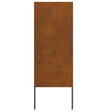 VidaXL Tuin decoratief paneel Roestig 50 x 140 cm Verweerd staal