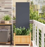 VidaXL Tuin decoratief paneel Antraciet 50 x 140 cm Koudgewalst staal