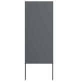 VidaXL Tuin decoratief paneel Antraciet 50 x 140 cm Koudgewalst staal
