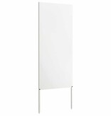 VidaXL Tuin decoratief paneel Wit 50 x 140 cm Koudgewalst staal