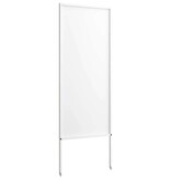 VidaXL Tuin decoratief paneel Wit 50 x 140 cm Koudgewalst staal