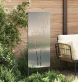 VidaXL Tuin decoratief paneel Zilver 50 x 140 cm Gegalvaniseerd staal