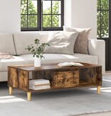 VidaXL met opslag met de deur Gerookt eiken 103.5 x 60 x 35 cm Bewerkt hout