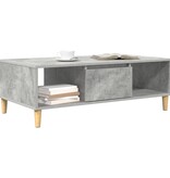 VidaXL met opslag met de deur Betongrijs 103.5 x 60 x 35 cm Bewerkt hout