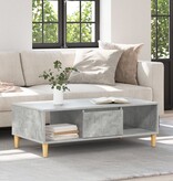 VidaXL met opslag met de deur Betongrijs 103.5 x 60 x 35 cm Bewerkt hout