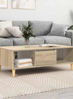 VidaXL met opslag met de deur Sonoma eiken 103.5 x 60 x 35 cm Bewerkt hout