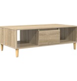 VidaXL met opslag met de deur Sonoma eiken 103.5 x 60 x 35 cm Bewerkt hout