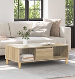 VidaXL met opslag met de deur Sonoma eiken 103.5 x 60 x 35 cm Bewerkt hout