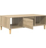VidaXL met opslag met de deur Sonoma eiken 103.5 x 60 x 35 cm Bewerkt hout