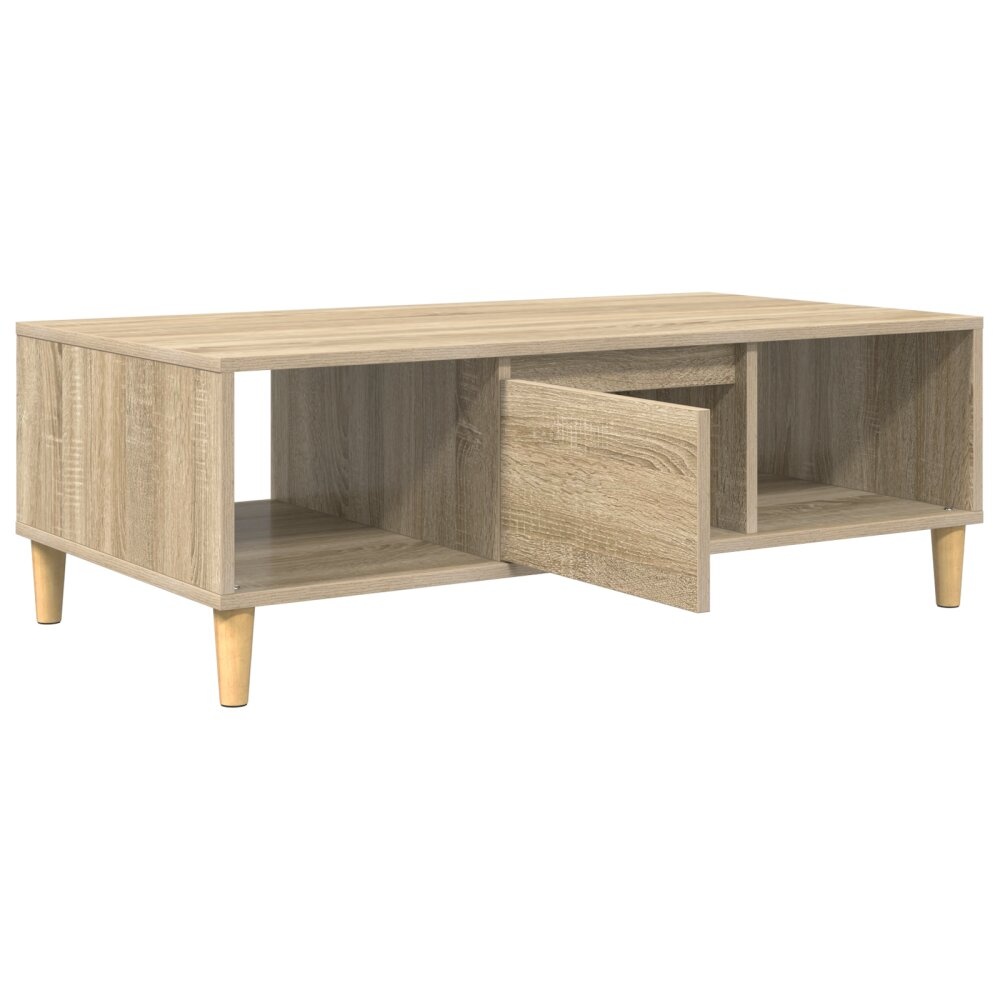 VidaXL met opslag met de deur Sonoma eiken 103.5 x 60 x 35 cm Bewerkt hout