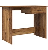 VidaXL Bureau Oud hout 100 x 50 x 76 cm Bewerkt hout