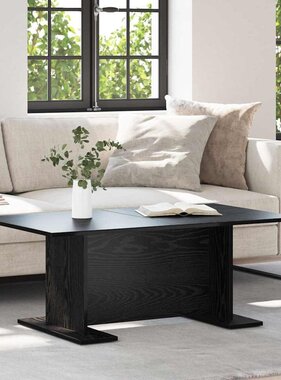 VidaXL Salontafel Anders Zwart eiken 103,5 x 60 x 40 cm Bewerkt hout