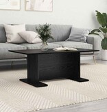 VidaXL Salontafel Anders Zwart eiken 103,5 x 60 x 40 cm Bewerkt hout