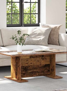 VidaXL Salontafel Anders Oud hout 103,5 x 60 x 40 cm Bewerkt hout