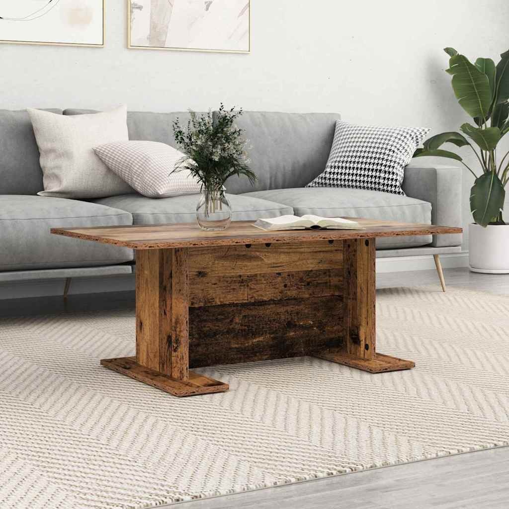 VidaXL Salontafel Anders Oud hout 103,5 x 60 x 40 cm Bewerkt hout