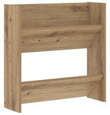 VidaXL Wand Schoenenkasten met plank Anders met opslag 2 pcs artisanaal eikenkleurig