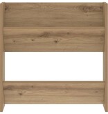 VidaXL Wand Schoenenkasten artisanaal eikenkleurig 60 x 18 x 60 cm