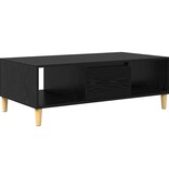 VidaXL met opslag met de deur Zwart eiken 103.5 x 60 x 35 cm Bewerkt hout