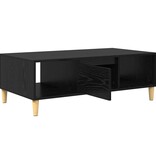 VidaXL met opslag met de deur Zwart eiken 103.5 x 60 x 35 cm Bewerkt hout