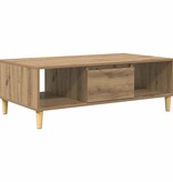 VidaXL artisanaal eikenkleurig 103.5 x 60 x 35 cm Bewerkt hout