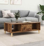 VidaXL met opslag met de deur Oud hout 103.5 x 60 x 35 cm Bewerkt hout