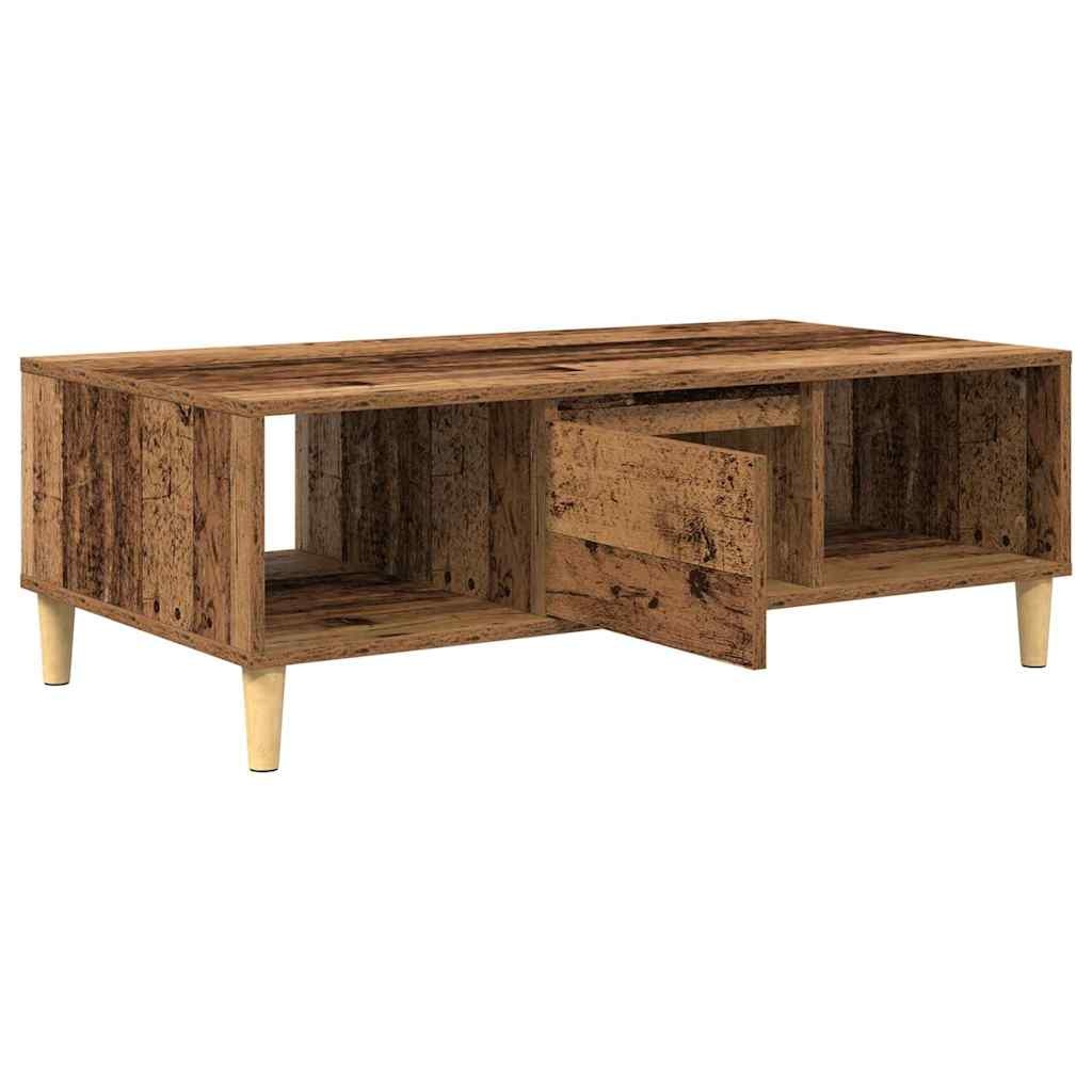 VidaXL met opslag met de deur Oud hout 103.5 x 60 x 35 cm Bewerkt hout
