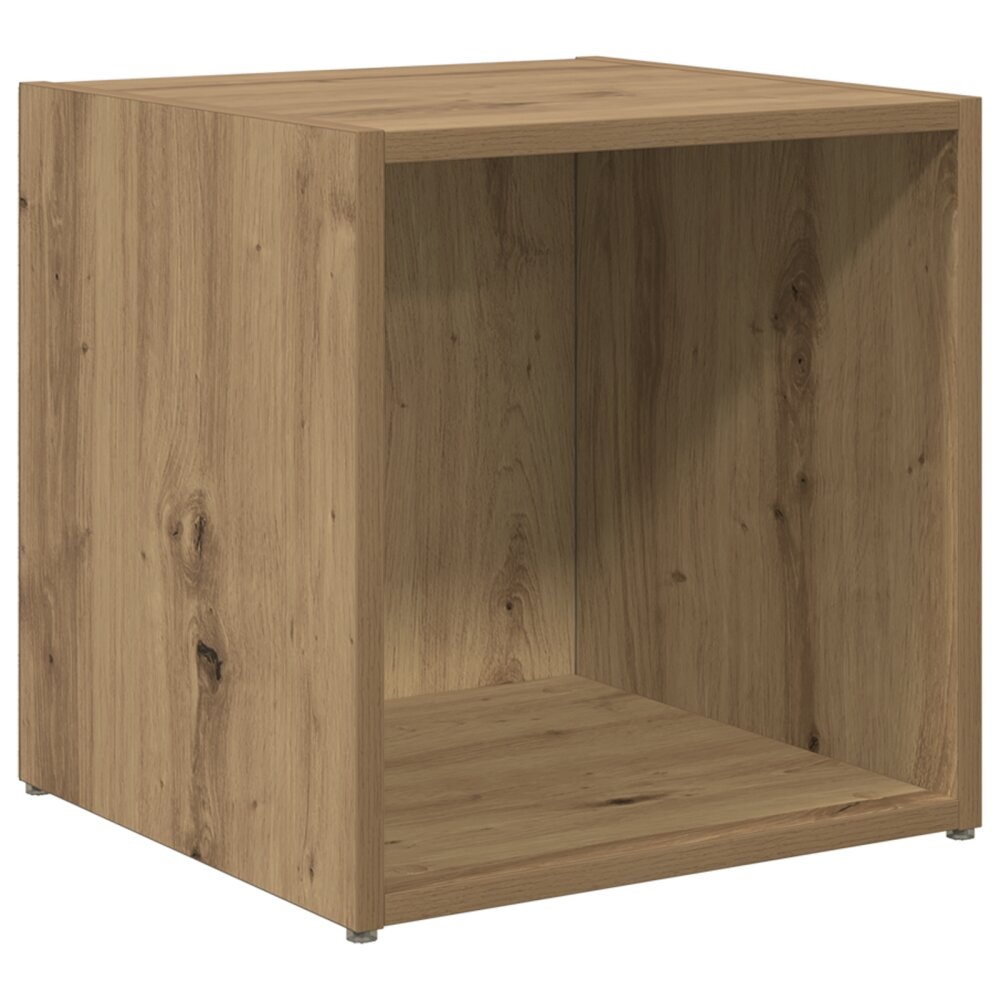 VidaXL TV Kasten 4 stuks Massief Eiken 37x35x37 cm Bewerkt Hout