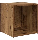 VidaXL TV-kasten - 4 stuks Oud Hout - 37 x 35 x 37 cm - Gefabriceerd Hout