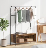 VidaXL kledingrek met planken van oud hout 100x44x160 cm