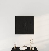 VidaXL Wandkast 60x31x60 cm bewerkt hout zwart eikenkleurig