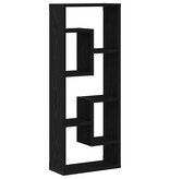 VidaXL Wandplank 36x16x90 cm bewerkt hout zwart eikenkleurig