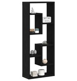 VidaXL Wandplank 36x16x90 cm bewerkt hout zwart eikenkleurig