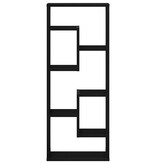 VidaXL Wandplank 36x16x90 cm bewerkt hout zwart eikenkleurig