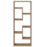 VidaXL Wandplank 36x16x90 cm bewerkt hout artisanaal eikenkleurig