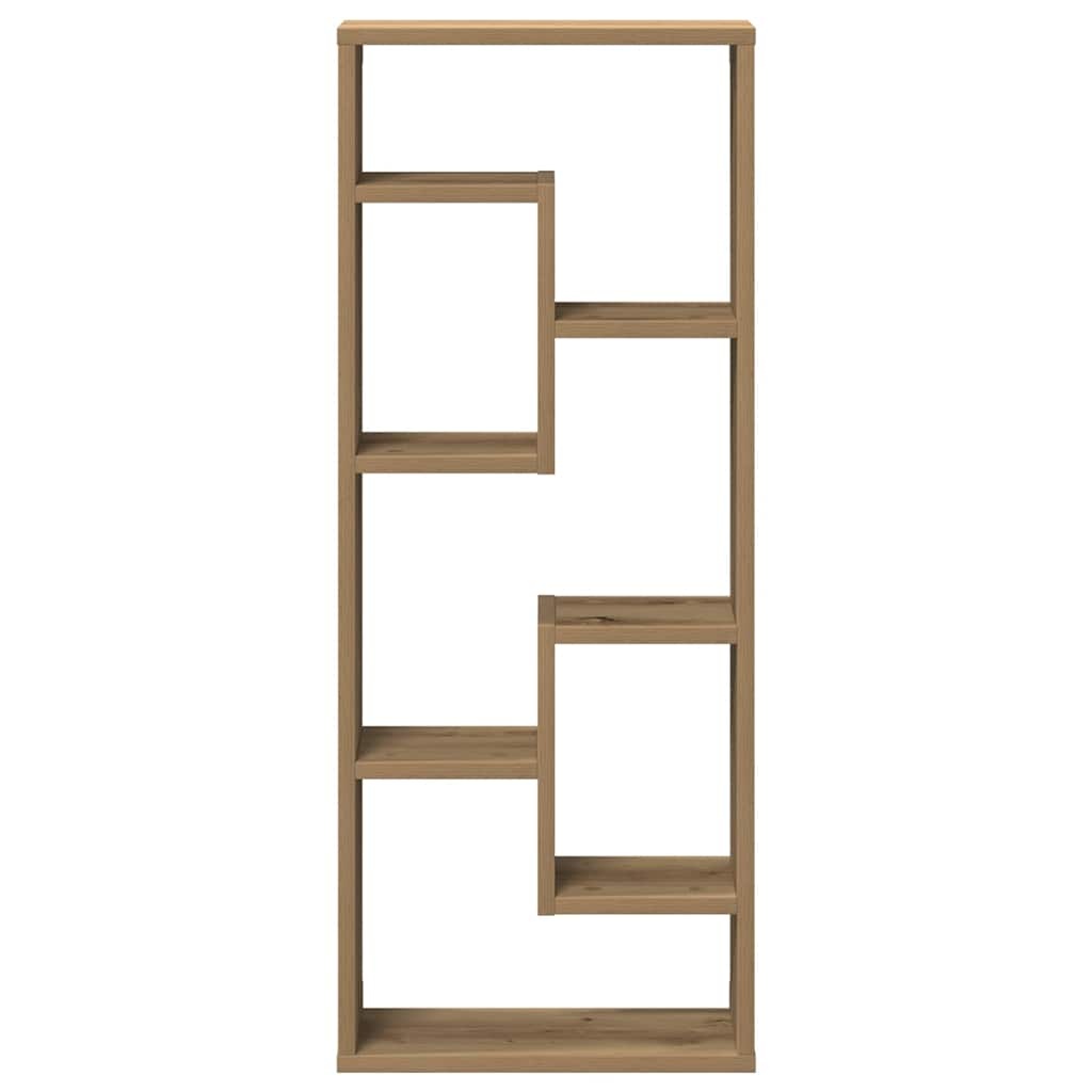 VidaXL Wandplank 36x16x90 cm bewerkt hout artisanaal eikenkleurig