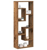 VidaXL Wandplank 36x16x90 cm bewerkt hout oud houtkleurig