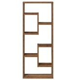 VidaXL Wandplank 36x16x90 cm bewerkt hout oud houtkleurig