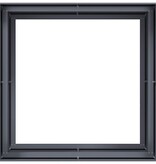 VidaXL Plantenbak 100x100x80 cm staal antracietkleurig