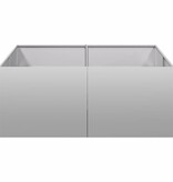 Plantenbak 100x100x40 cm gegalvaniseerd staal