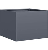 Plantenbak 40x40x30 cm staal antracietkleurig