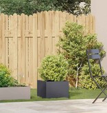 Plantenbak 40x40x30 cm staal antracietkleurig