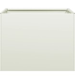 Plantenbak 40x40x30 cm staal wit
