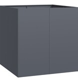 Plantenbak 80x80x80 cm staal antracietkleurig