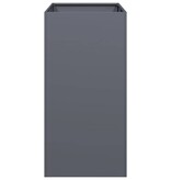 Plantenbak 40x80x80 cm staal antracietkleurig