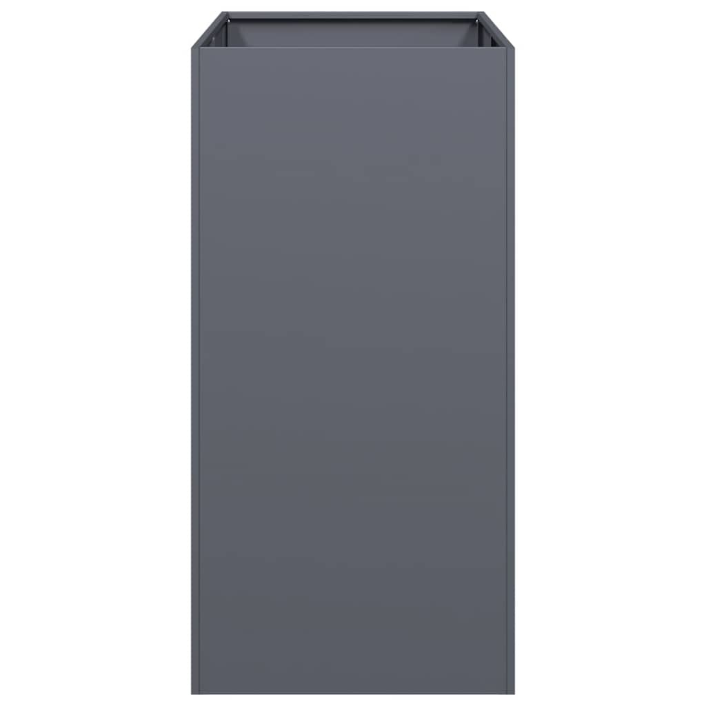 Plantenbak 40x80x80 cm staal antracietkleurig