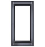 Plantenbak 40x80x80 cm staal antracietkleurig