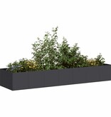VidaXL Plantenbak 280x80x40 cm staal zwart