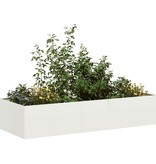 VidaXL Plantenbak 200x80x40 cm staal wit