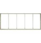 VidaXL Plantenbak 200x80x40 cm staal wit